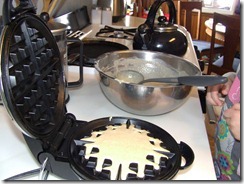 Waffles for breakfast 2